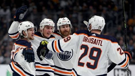 Jubel bei den Oilers: Draisaitl und Co. weiter im Rennen