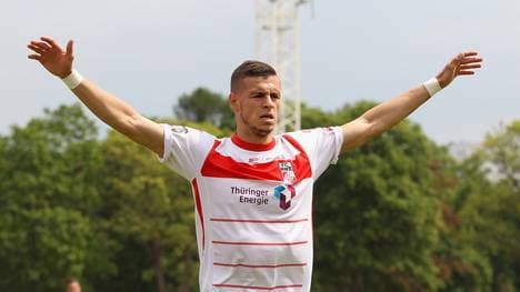 Andreas Wiegel RW Erfurt v SpVgg Unterhaching  - 3. Liga