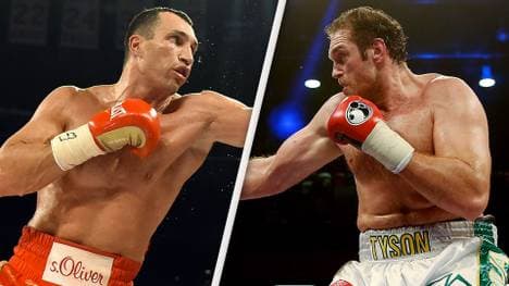 Wladimir Klitschko und Tyson Fury im Head-to-Head