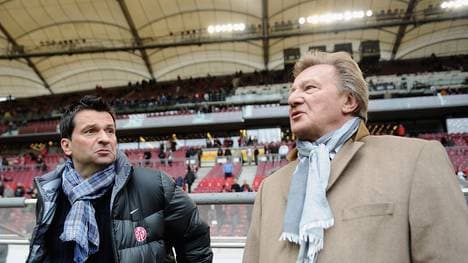 Christian Heidel und Mainz-Präsident Harald Strutz brachten den FSV weit nach vorne