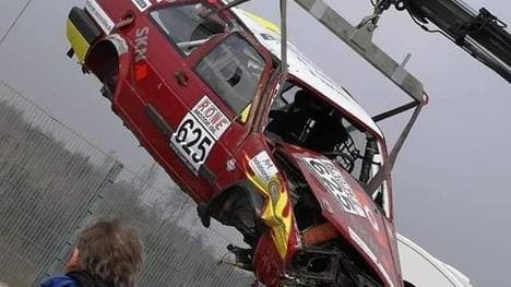 Der Fahrer Ã¼berstand den Unfall wesentlich besser als der VW Jetta