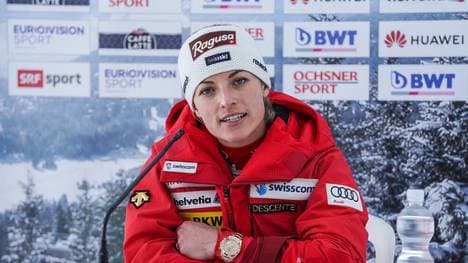 Lara Gut-Behrami schied früh aus im Riesenslalom von Lenzerheide 