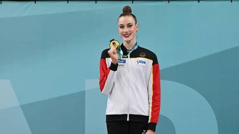 Darja Varfolomeev gewann bei der EM im Mai dreimal Gold