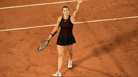 Sabalenka jubelt in Paris