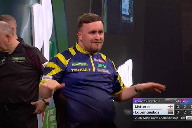 Littler muss kämpfen - und jubelt dann ganz cool