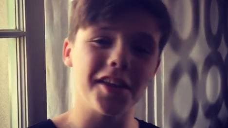 Cruz Beckham hätte wohl das Zeug zum Kinderstar