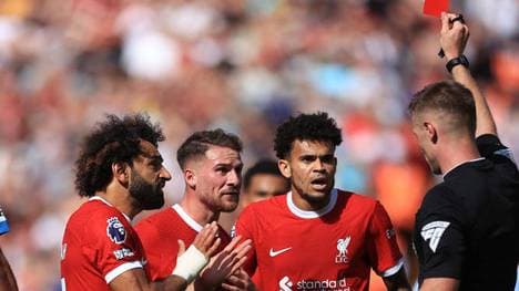 Alexis Mac Allister sah gegen Bournemouth die Rote Karte