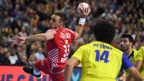 Kroatiens Luka Cindric verletzte sich im Spiel gegen Brasilien