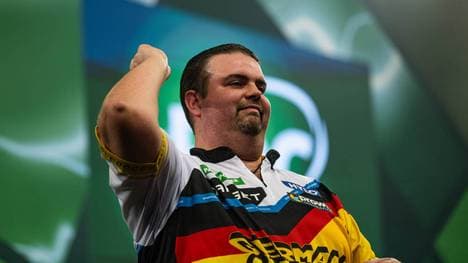 Gabriel Clemens lieferte sich mit Luke Humphries einen heroischen Kampf