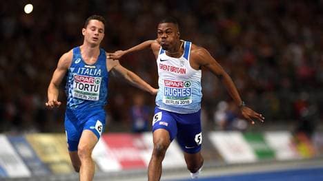 Zharnel Hughes lief einen neuen Europameisterschafts-Rekord