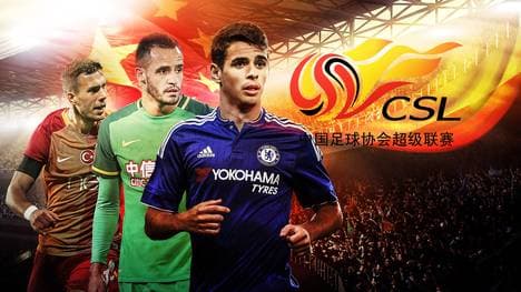 Oscar (r.) und Renato Augusto (M.) stehen schon in China unter Vertrag. Folgt auch Lukas Podolski (l.)?