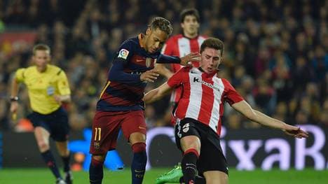 Aymeric Laporte (r.) steht noch bis 2019 bei Athletic Bilbao unter Vertrag