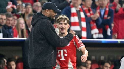 Vincent Kompany (l.) und Lennart Karl