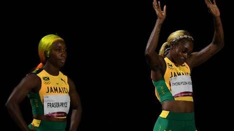 Shelly-Ann Fraser-Pryce wirkte nach dem 100-Meter-Sieg von Elaine Thompson-Herah missgünstig