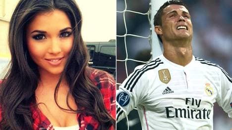 Aline Lima und Cristiano Ronaldo