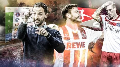Für Schalkes Domenico Tedesco, Kölns Jonas Hector und Hamburgs Andre Hahn kann das Wochenende Fakten schaffen 