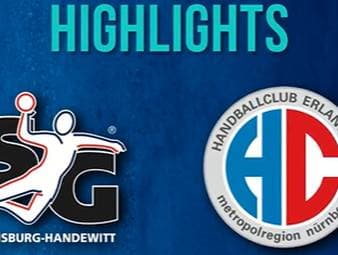 Die Highlights der Partie SG Flensburg-Handewitt - HC Erlangen aus der Handball-Bundesliga im Video.