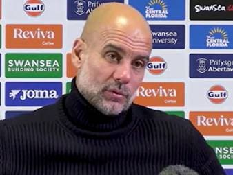 Omar Marmoush glänzt im Carabao Cup gegen Swansea City mit seinem ersten Treffer nach langer Verletzungspause. Pep Guardiola findet im Anschluss lobende Worte für den Ex-Frankfurter.