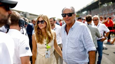 Gerhard Berger mit seiner Lebensgefährtin Helene