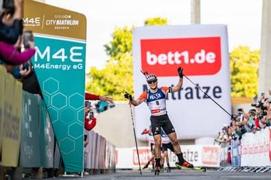 Biathlon im Sommer: In Dresden räumt ein DSV-Star ab