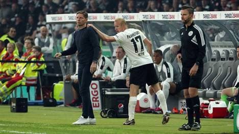 Sebastian Rode wurde bei Eintracht Frankfurt im Pokalfinale rund 20 Minuten vor dem Ende ausgewechselt