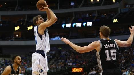 Dirk Nowitzki erzielte gegen die Spurs 19 Punkte
