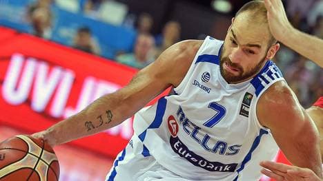Vassilis Spanoulis erzielte gegen Lettland 16 Zähler