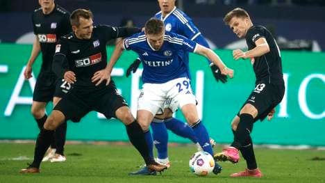 Schalke gewann das Hinspiel gegen Osnabrück 4:0