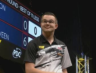 Mit einem 114er Average zieht der Niederländer in die nächste Runde. 