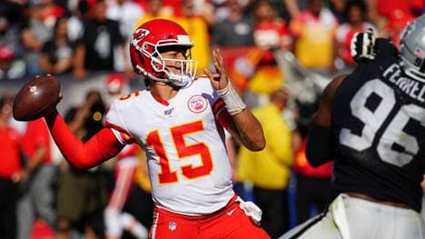 Patrick Mahomes glänzt gegen die Oakland Raiders 