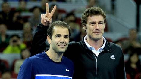 Pete Sampras v Marat Safin On New Court Of China Open