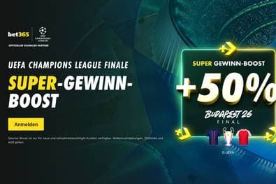 Champions League Finale: Paris gegen Arsenal, Super Gewinn Boost 50%
