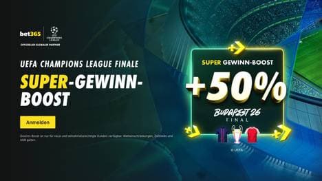 Champions League Finale: Prognose & 50% Bet365 Gewinn-Boost