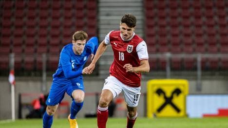 Alessandro Schöpf (r.) fehlt Österreich wegen einer Wadenverletzung