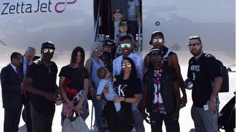 Pierre-Emerick Aubameyang im Urlaub