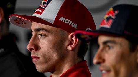 ACOSTA Pedro (spa), Tech3 GasGas Factory Racing, GasGas RC16, portrait press conference, PK, Pressekonferenz de presse, press conference during the 2024 MotoGP Grande PrÃ mio Tissot de Portugal on Autodromo Internacional do Algarve Circuit from March 22 to 24, in Portimao, Portugal - MOTO - MOTO GP - PORTUGAL GRAND PRIX 2024 DPPI Panoramic PUBLICATIONxNOTxINxFRAxBEL ROB_7780