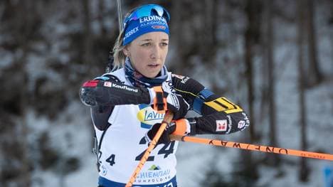 Franziska Preuß verpasste in Ruhpolding ihre erste Podestplatzierung der Saison