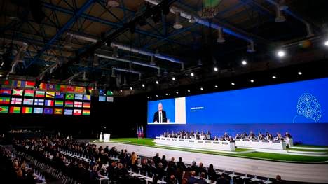 Auf dem 68. FIFA-Kongress in Moskau wurde die WM 2026 an die USA, Kanada und Mexiko vergeben