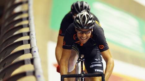 Leif Lampater und Marcel Kalz auf der Bahn