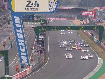 Schwierige Bedingungen? So lief der Start von Le Mans