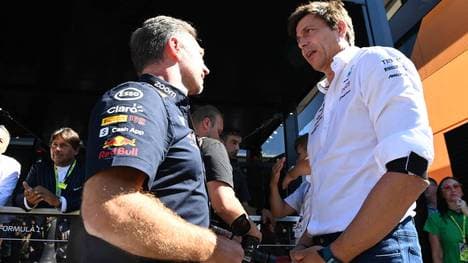 Christian Horner und Toto Wolff sind sich einmal mehr uneins