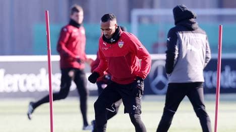 Julian Green beim Training