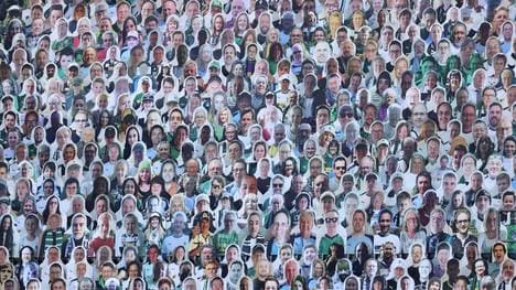 Derzeit dürfen Fans nur in Pappform ins Stadion