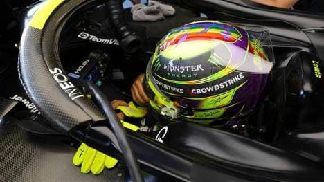 Lewis Hamilton fährt auch in diesem Jahr in Katar mit einem besonderen Helm