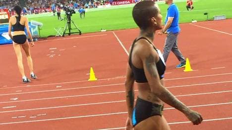 Inika McPherson sorgte wieder einmal für Aufsehen