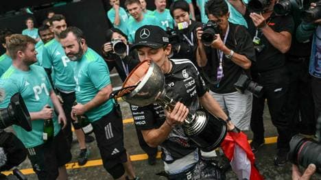 Antonelli nach seinem Sieg in Japan
