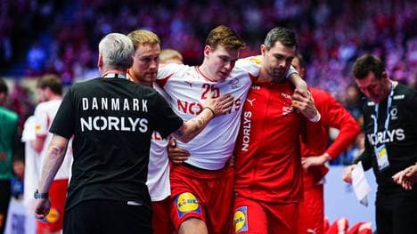 Lukas Jörgensen verletzte sich, als die Partie längst entschieden war
