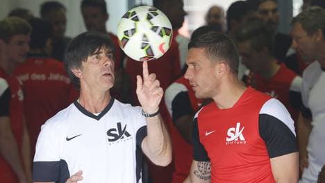 Joachim Löw glaubt noch an den Wert von Lukas Podolski für die EM 2016
