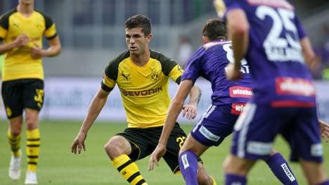 Christian Pulisic bereitete in Wien die BVB-Führung durch Alexander Isak vor