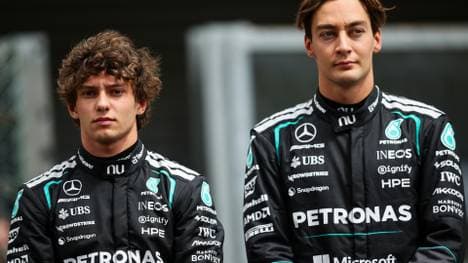 Antonelli und Russell in Spa